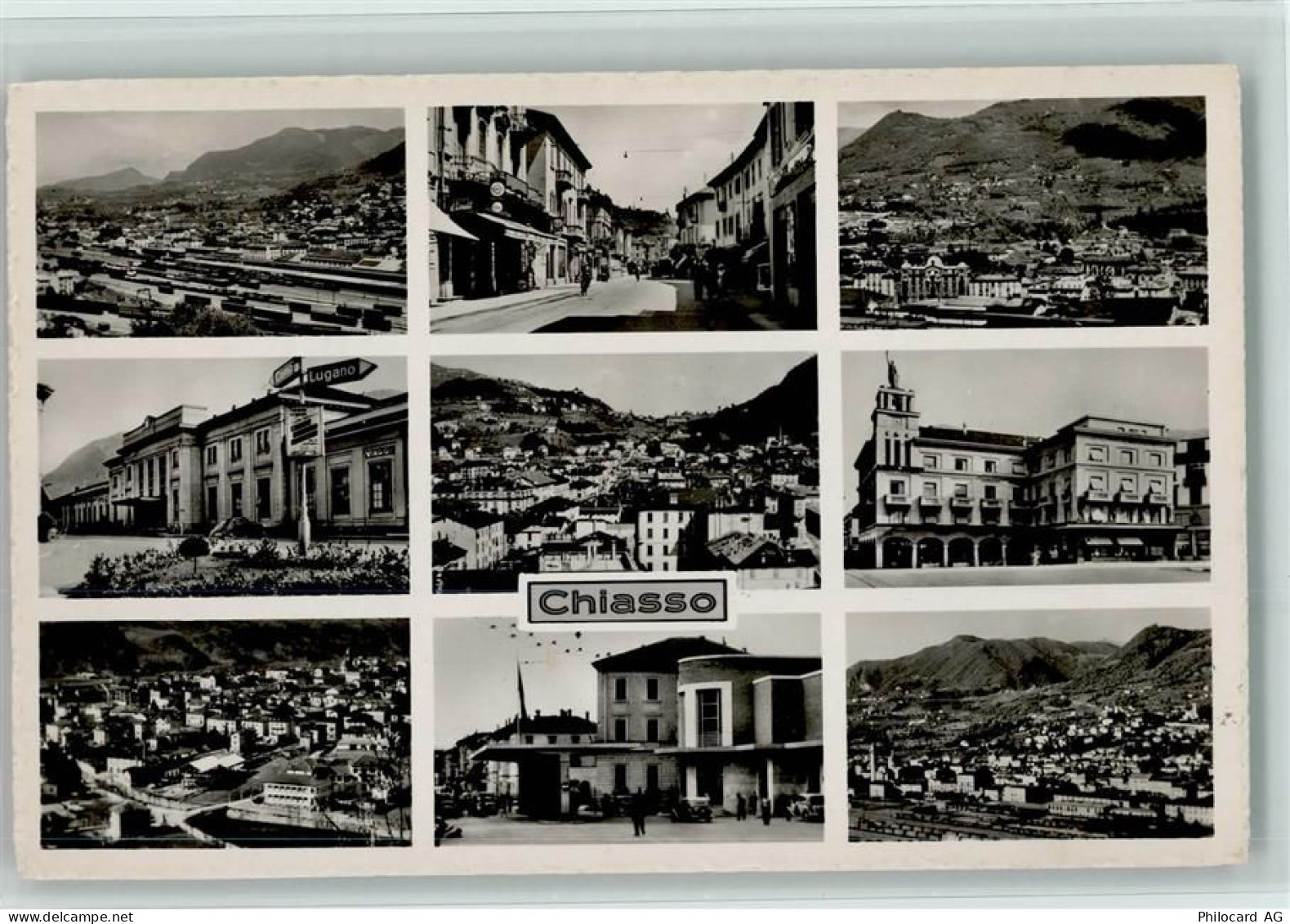 6830 Chiasso - Strassen- Gebäute- u. Panoramaansichten v. Chiasso - 10160658