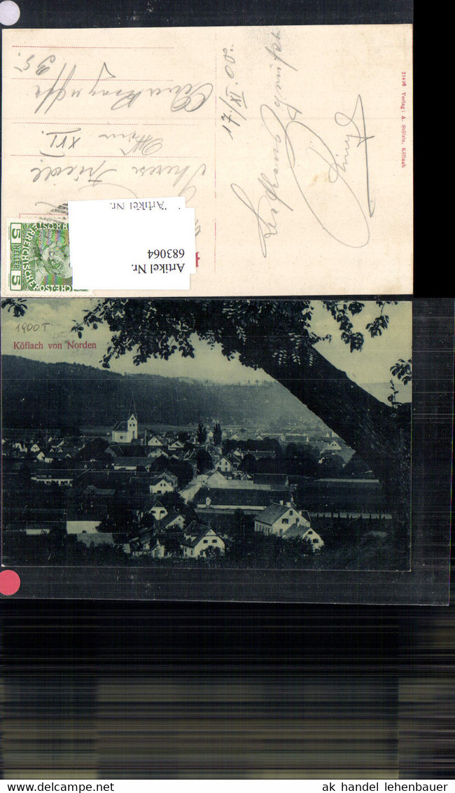 683064 Köflach von Norden um 1900