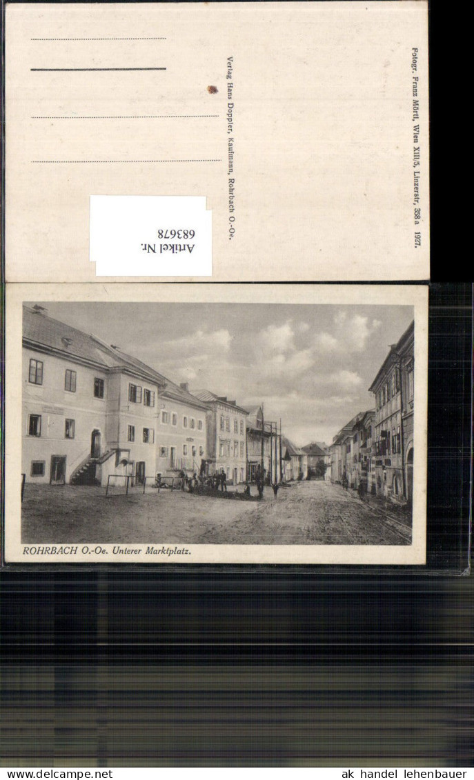 683678 Rohrbach Partie am Marktplatz Unterer Marktplatz