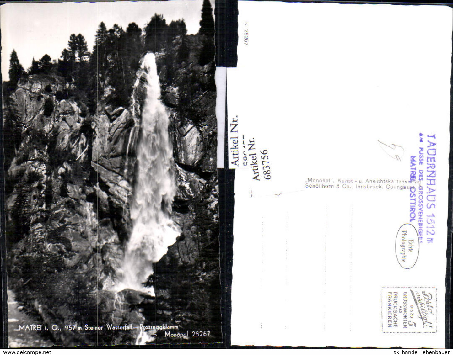 683756 Matrei in Osttirol Proseggklamm