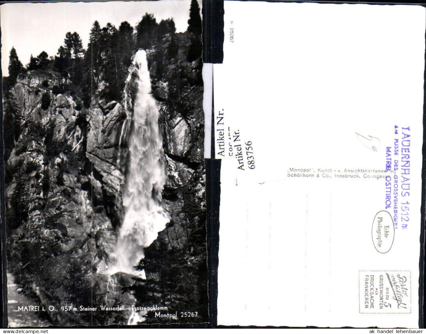 683756 Matrei in Osttirol Proseggklamm