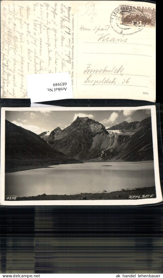 683949 Rifflsee Pitztal St. Leonhard im Pitztal Mandarfen Imst pub Much Heiss 3208