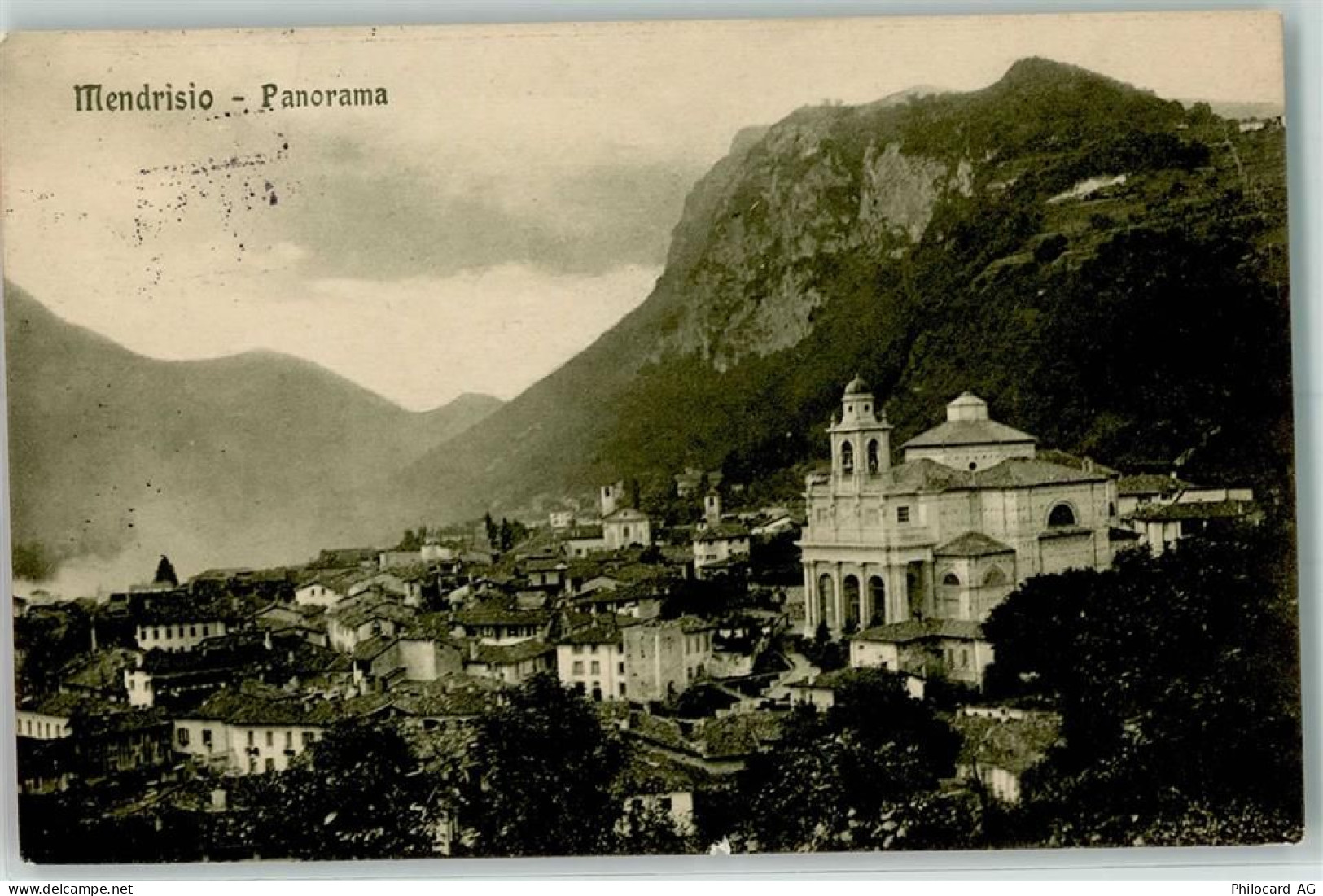 6850 Mendrisio 1913 - Panorama Militärdienst - 10218351