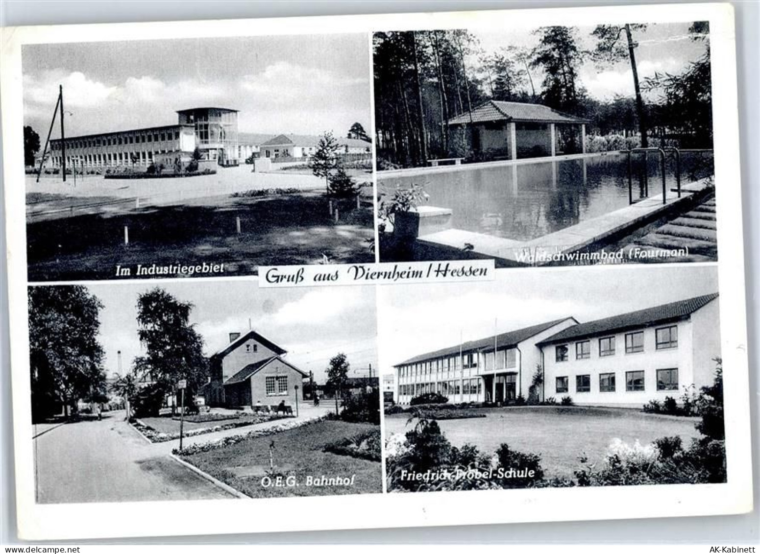 68519 W6806 Viernheim - Im Industriegebiet Waldschwimmbad Bahnhof Friedr... - 51414109