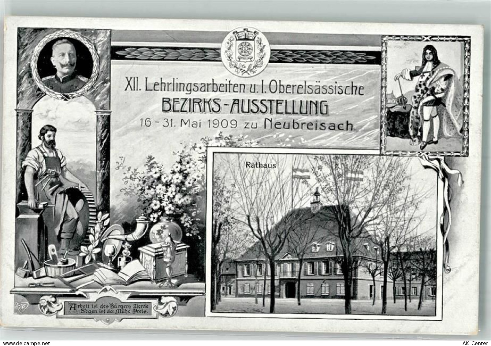 68600 Neuf-Brisach Neubreisach - Bezirkssausstellung 1909 - 13641514