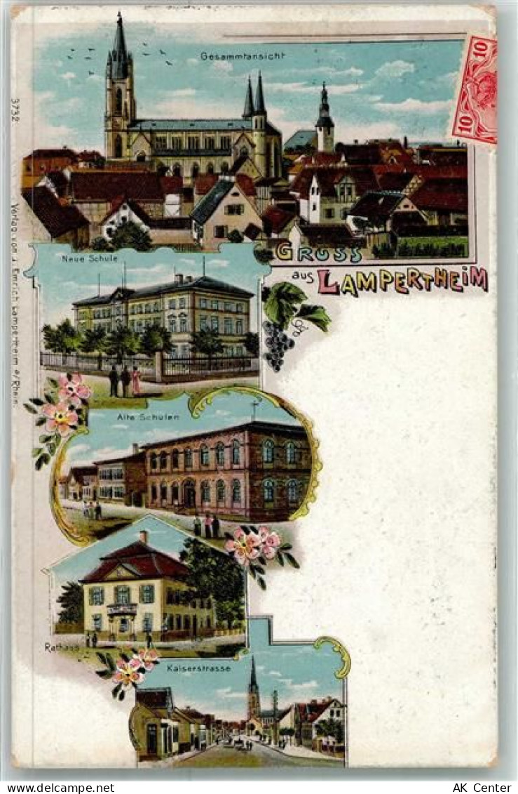 68623 W6840 Lampertheim , Hess 1913 Lithographie Neue Schule Alte Schule... - 13614135