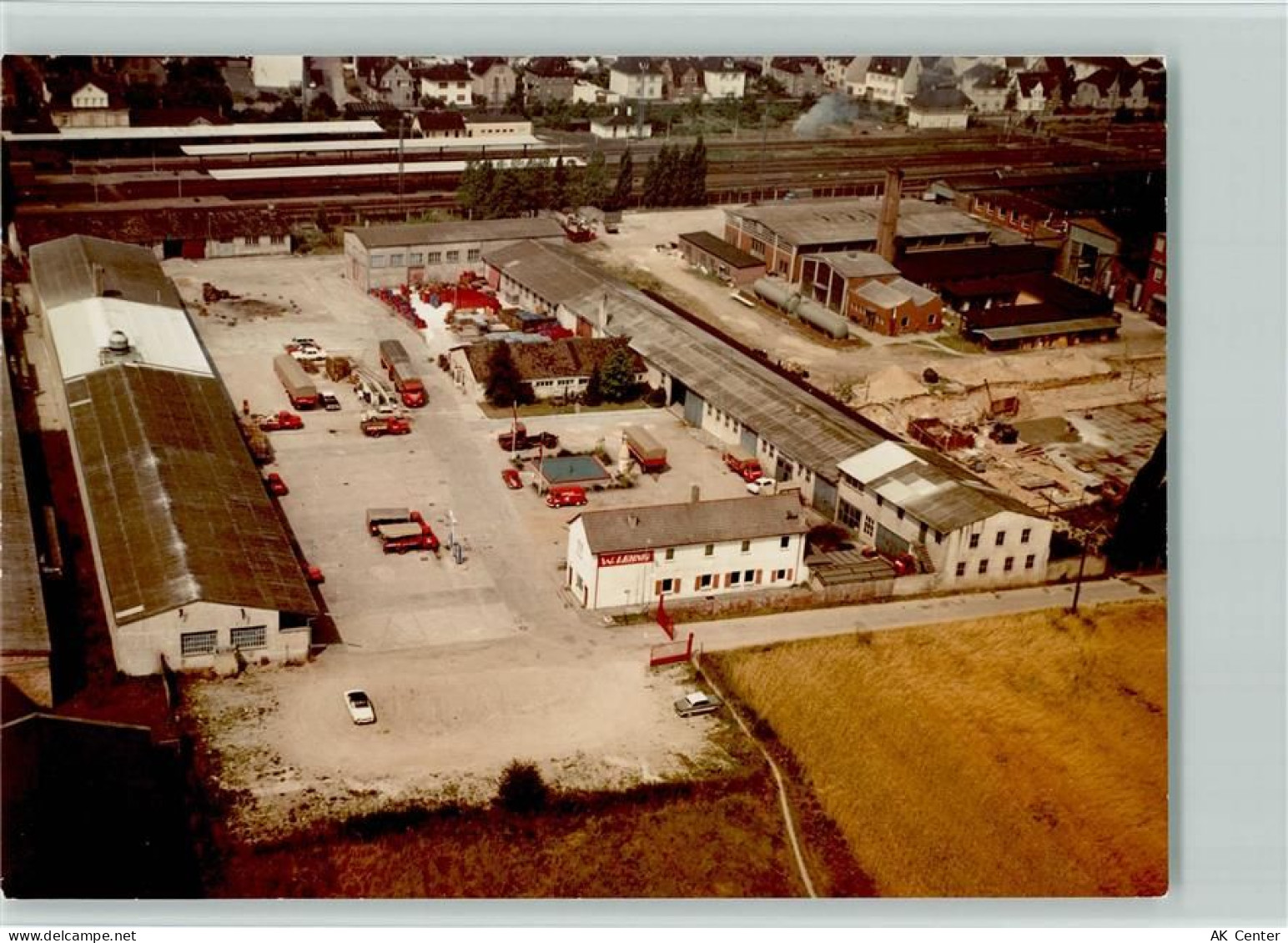 68623 W6840 Lampertheim , Hess FOTO KEINE AK Luftaufnahme Firma Lehnig... - 40033457