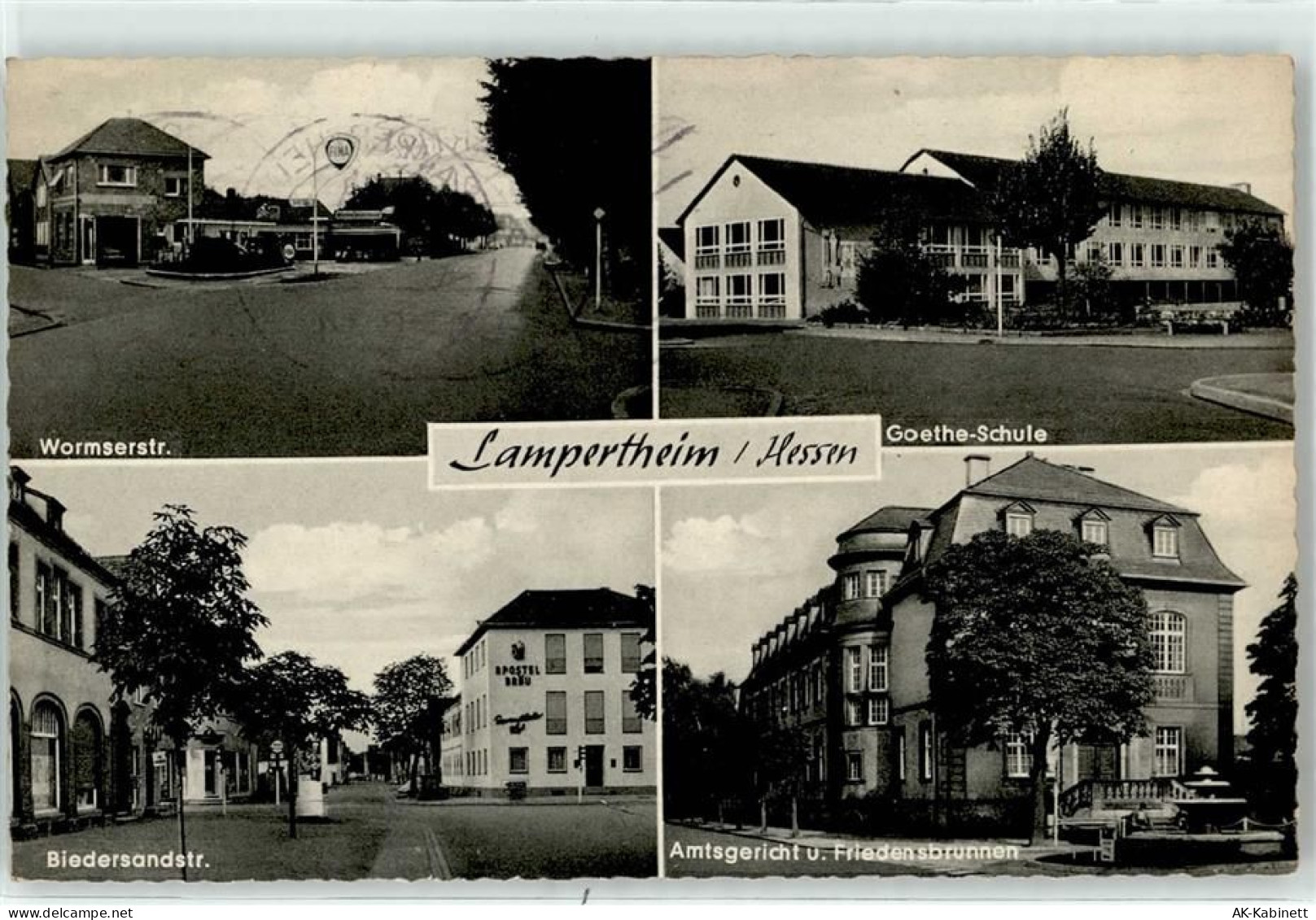 68623 W6840 Lampertheim , Hess - Justizgebäude Wormserstraße Biedersands... - 51703464