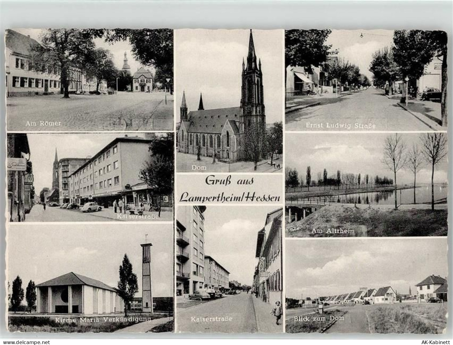 68623 W6840 Lampertheim , Hess - Kaiserstraße Dom Am Römer Kirche Mariä ... - 52195479