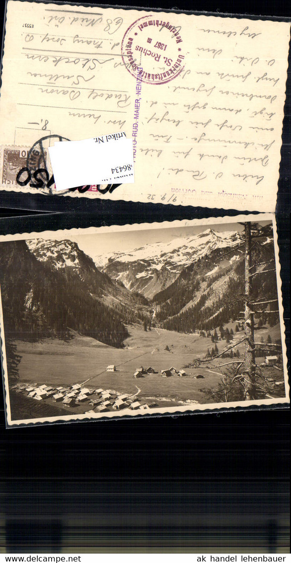 686434 Foto-AK Nenzing Nenzinger Himmel