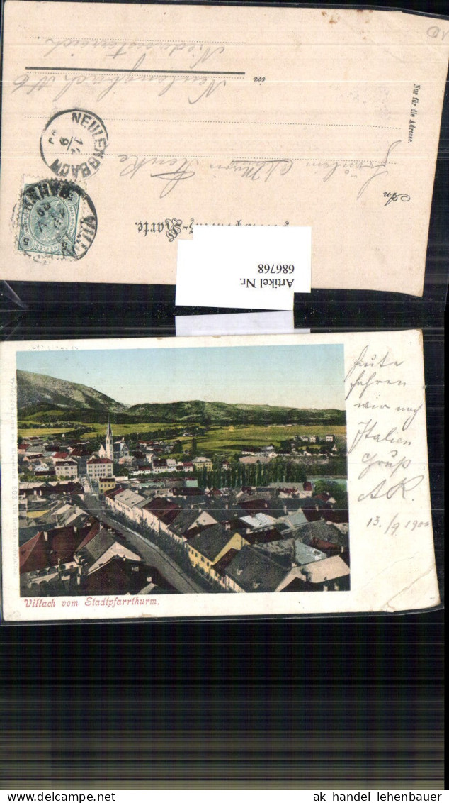 686768 Villach 1900 gel. n. Neulengbach