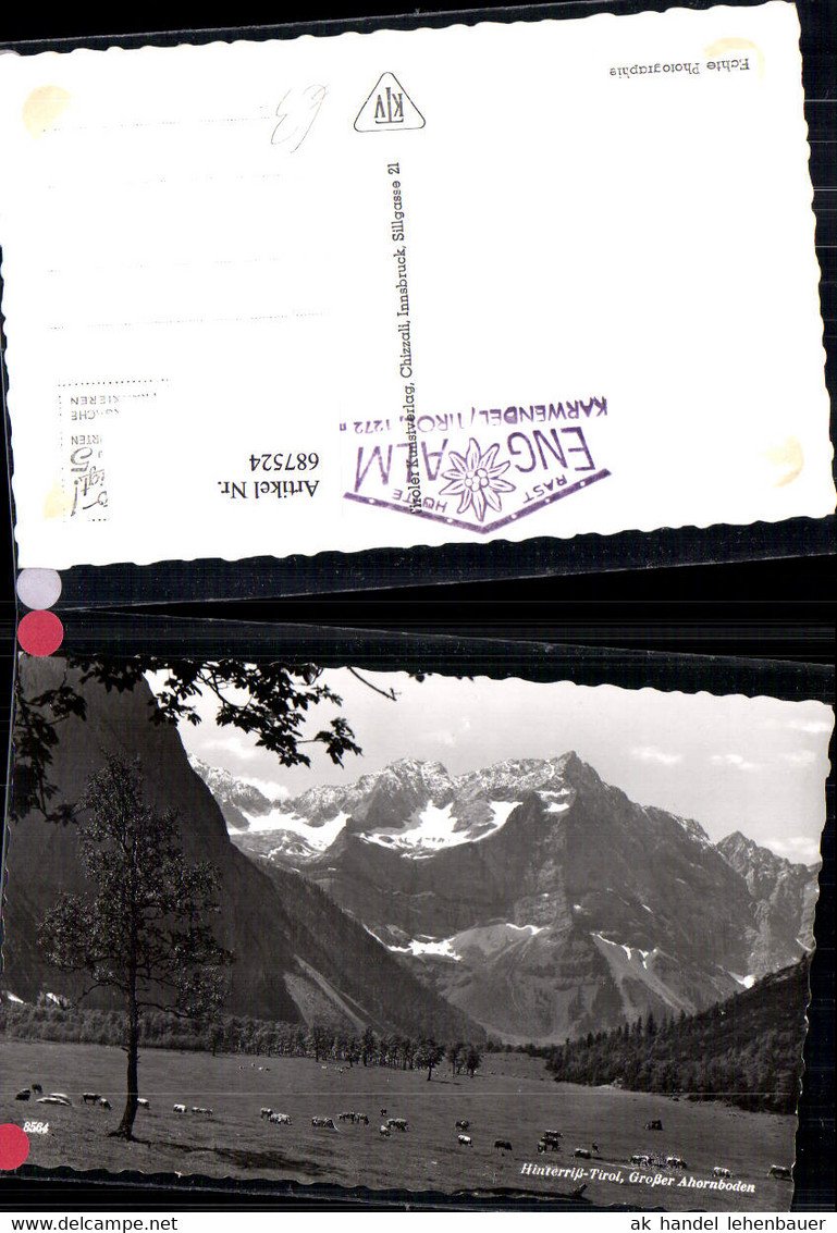 687524 Hinterriß Tirol Ahornboden Schwaz Vomp