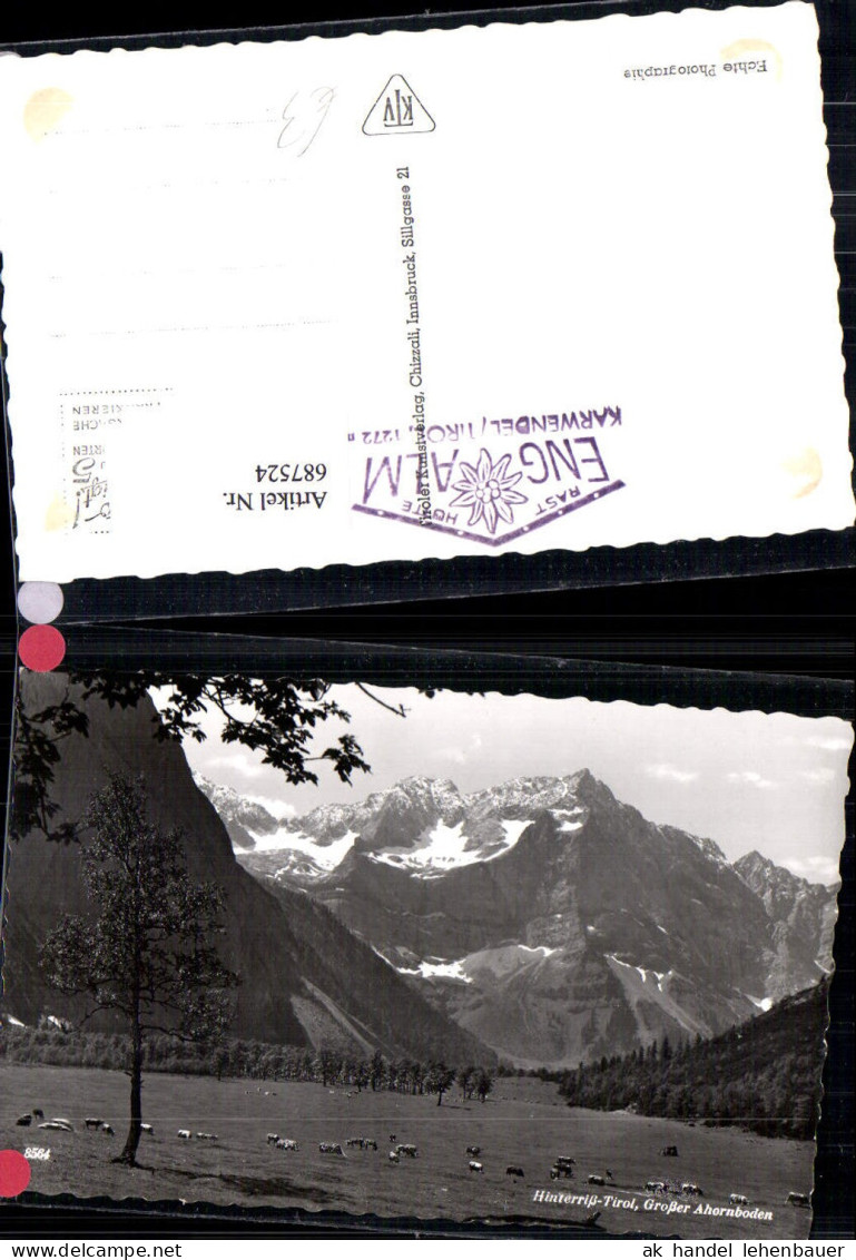 687524 Hinterriß Tirol Ahornboden Schwaz Vomp