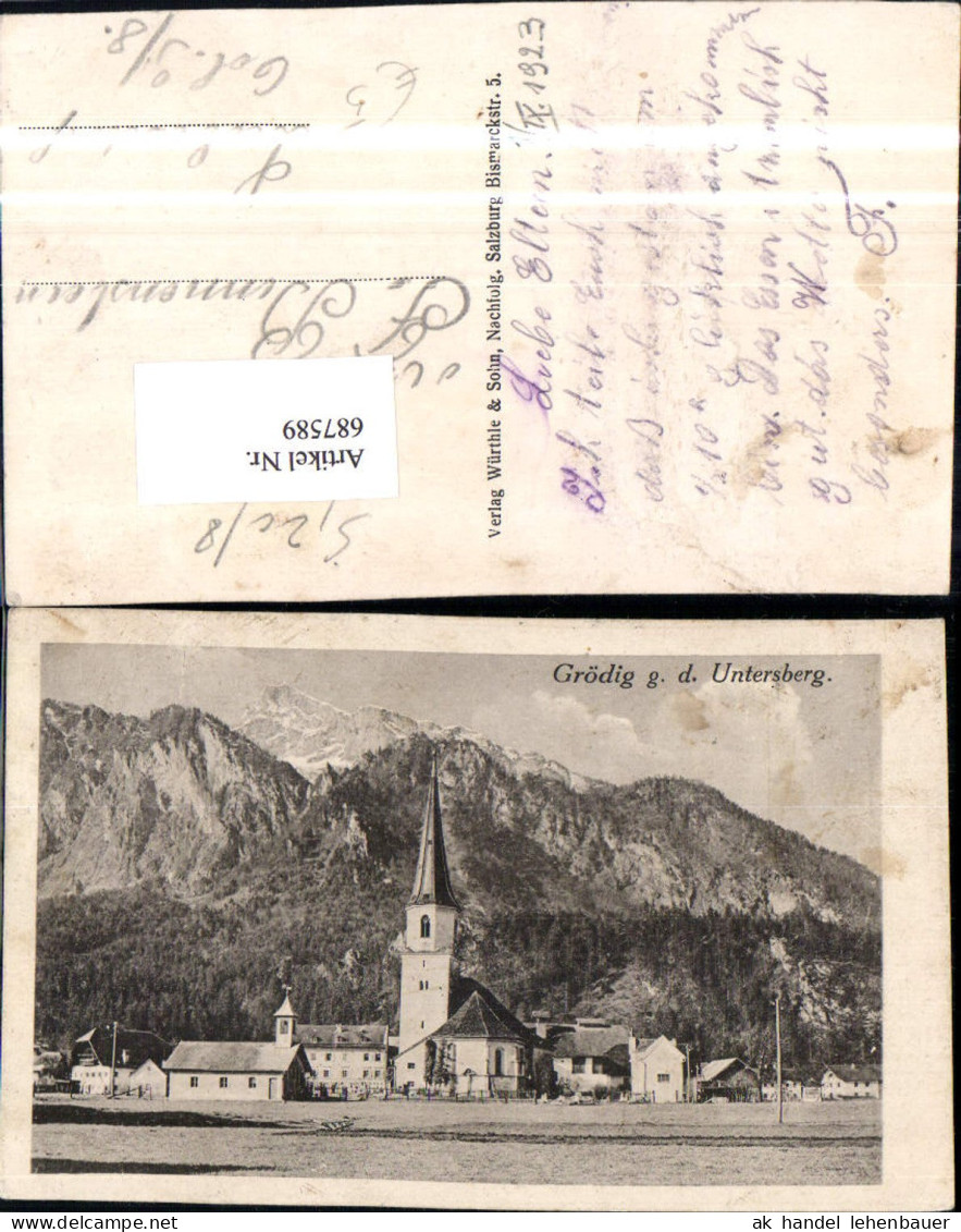 687589 Grödig m. Untersberg gel.n. Leobersdorf