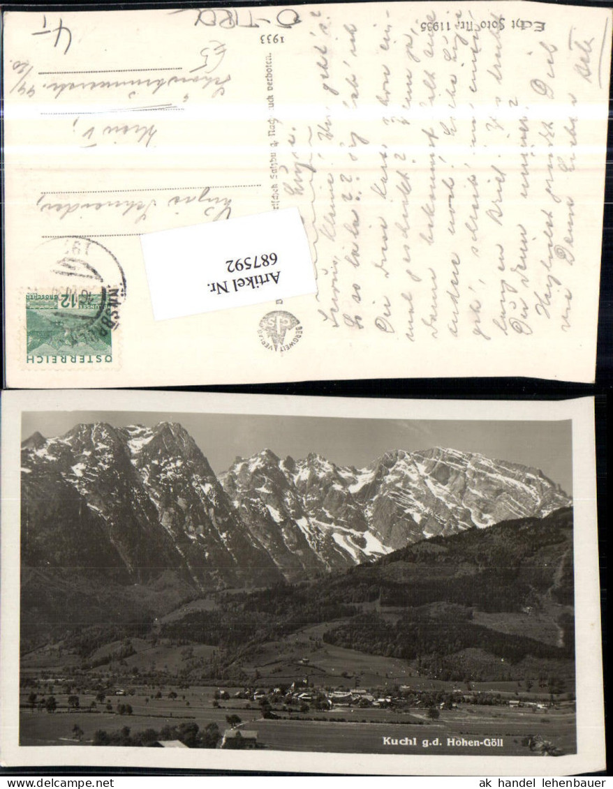 687592 Kuchl m. Hohen Göll