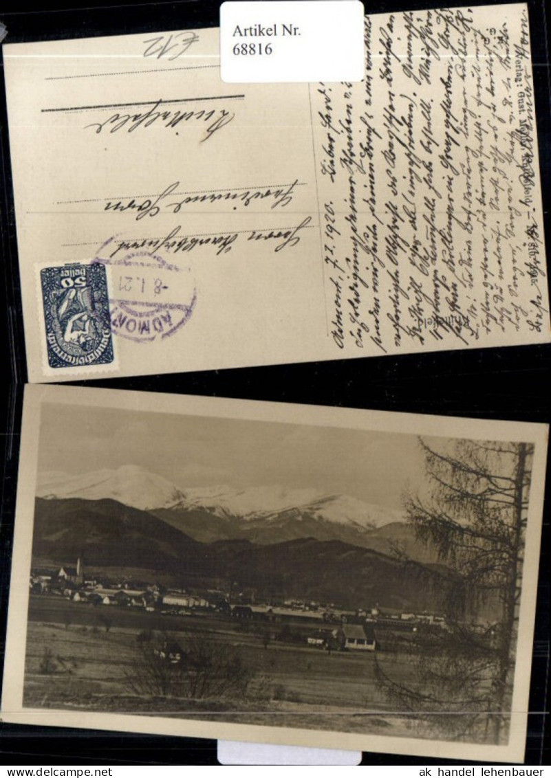 68816,Knittelfeld 1920 Ortsansicht
