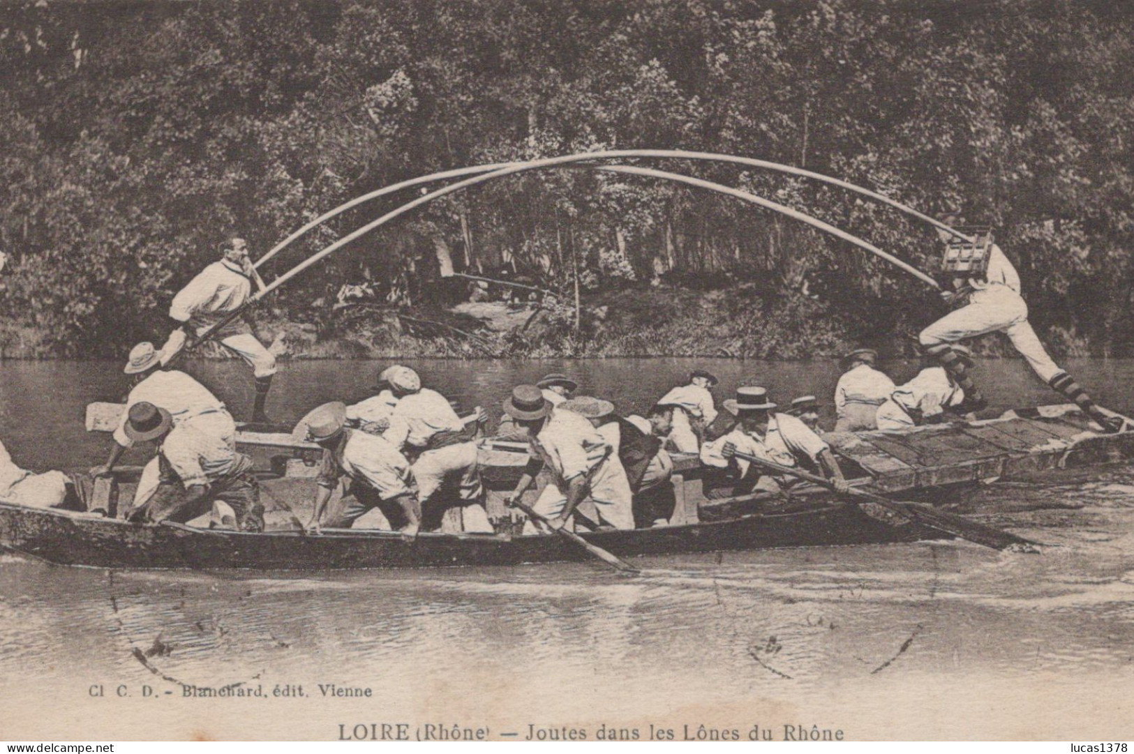 69 / LOIRE SUR RHONE  / JOUTES DANS LES LONES DU RHONE