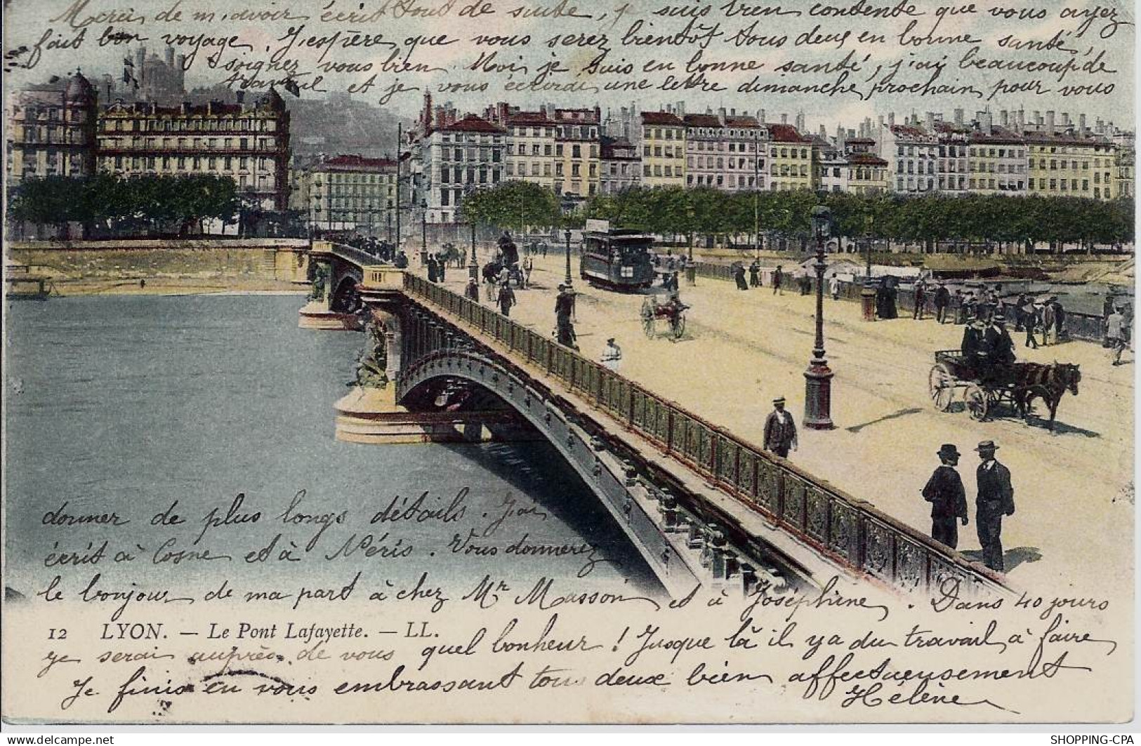 69 - Lyon - Le pont Lafayette - Tramway