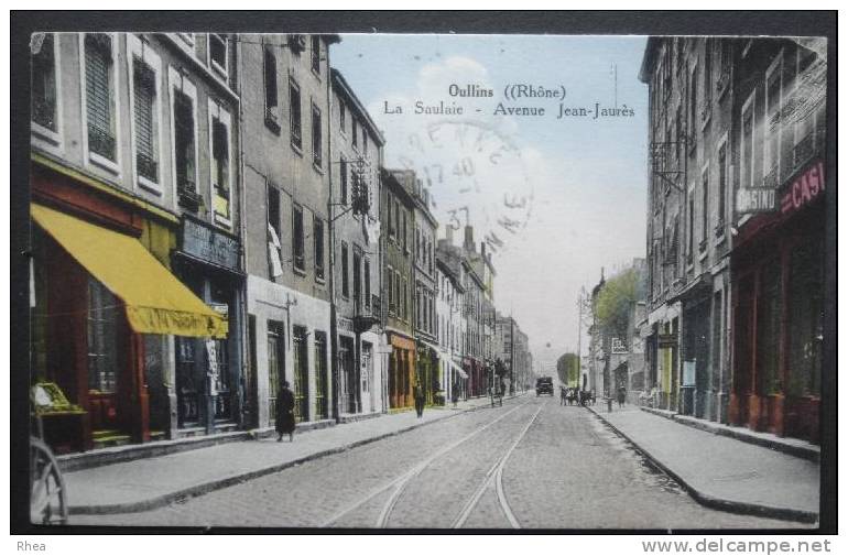 69 Oullins (Rh?ne) La Saulaie - Avenue Jean-Jaures avenue jean jaures saulaie s?pia D69D K69149K C69149C RH014044
