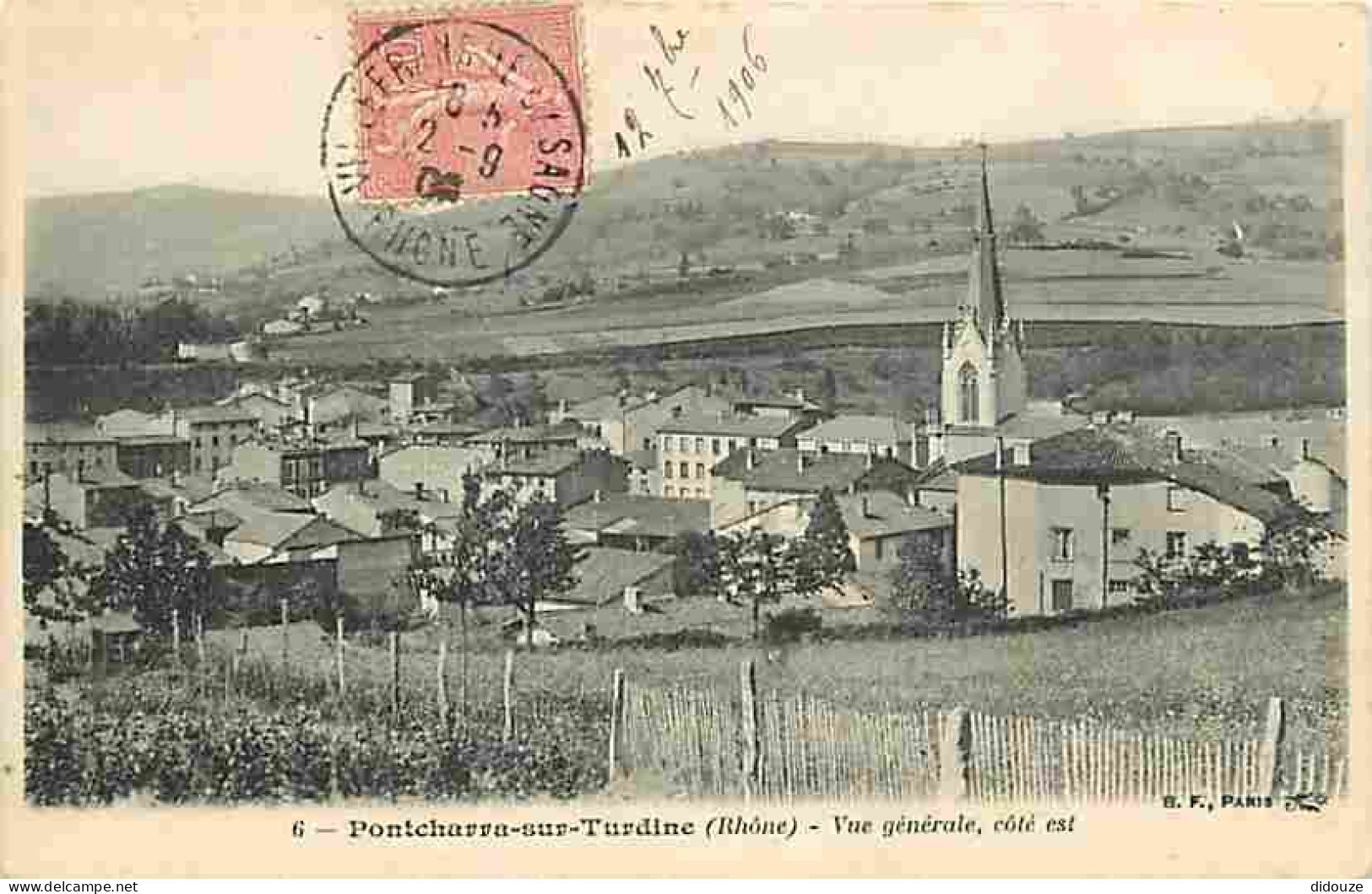 69 - Pontcharra sur Turdine - Vue Générale coté Est - CPA - Voir Scans Recto-Verso
