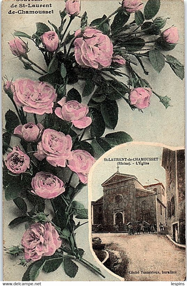 69 - SAINT LAURENT de CHAMOUSSET -- L'Eglise