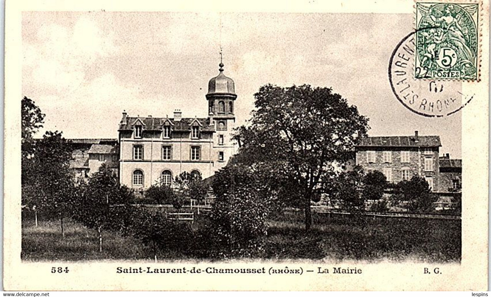 69 - SAINT LAURENT de CHAMOUSSET -- La Mairie