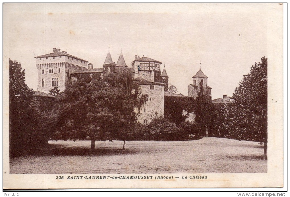 69. saint laurent de chamousset. le chateau