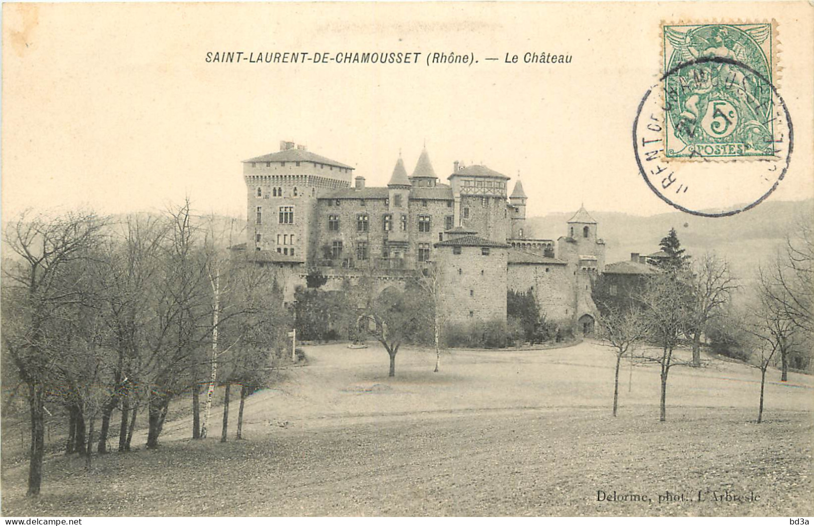69 -  SAINT  LAURENT DE CHAMOUSSET -  LE CHATEAU
