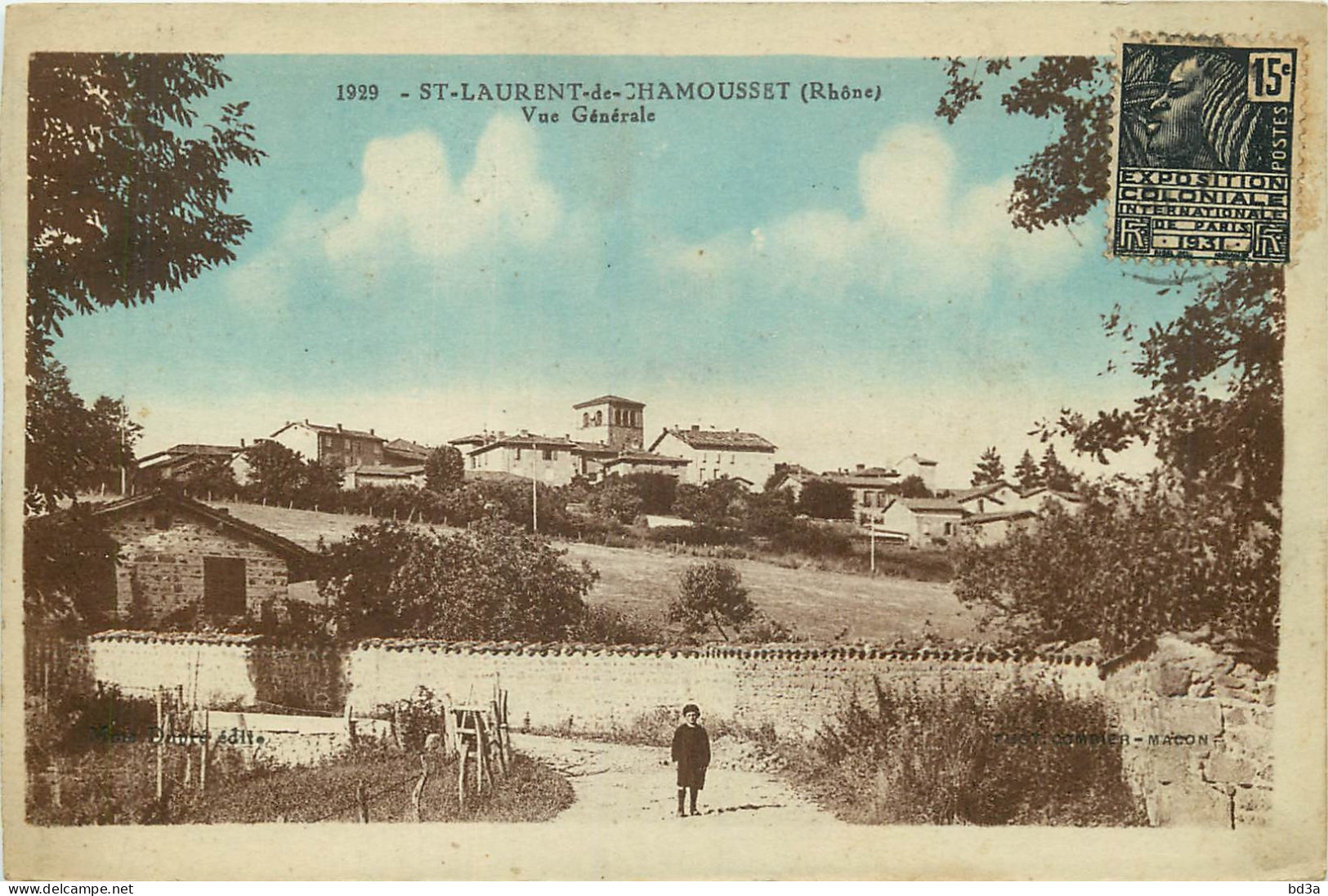 69 -  SAINT  LAURENT DE CHAMOUSSET - VUE GENERALE