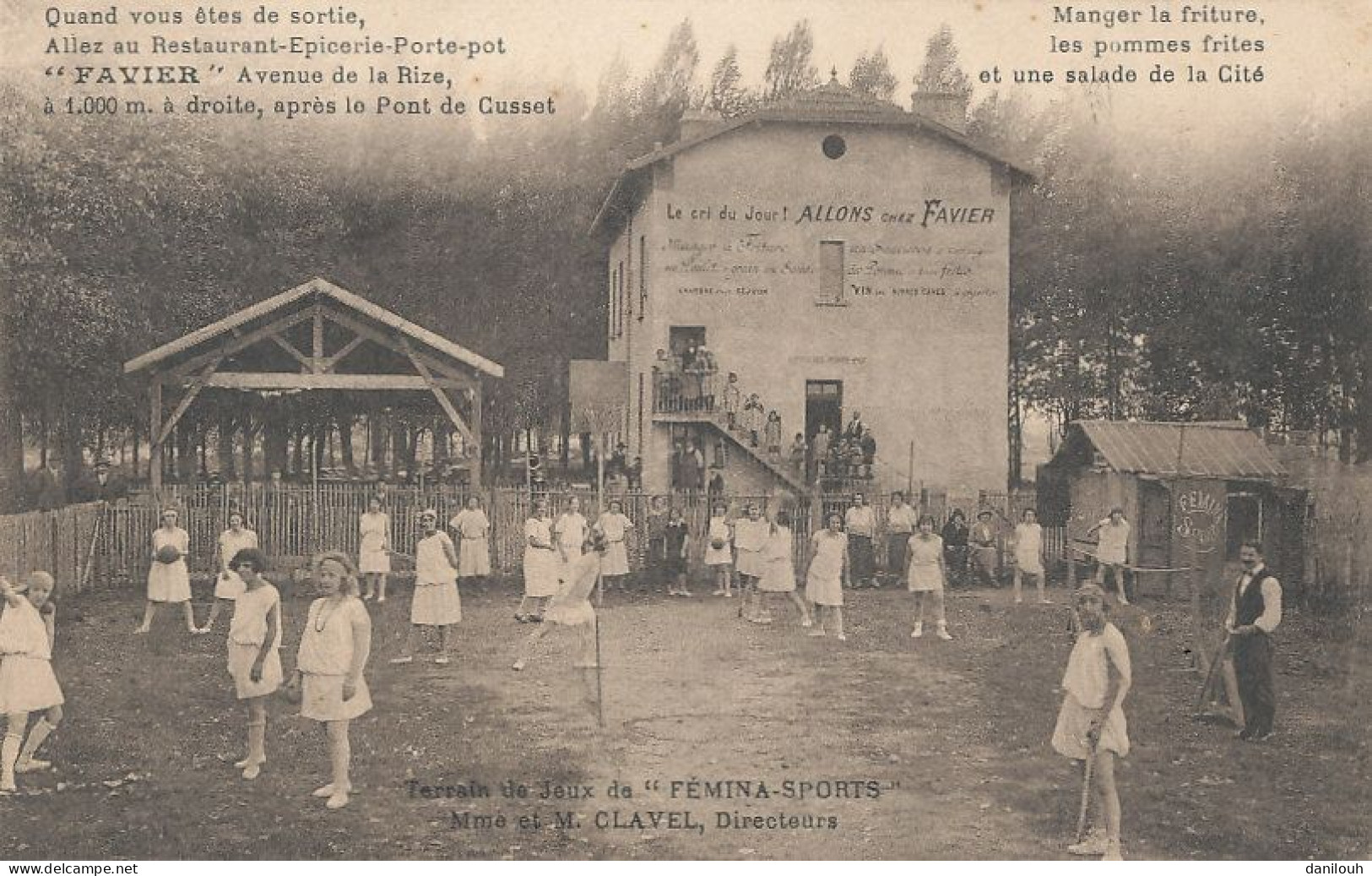 69 // VAUX EN VELIN   restaurant epicerie Porte pot FAVIER