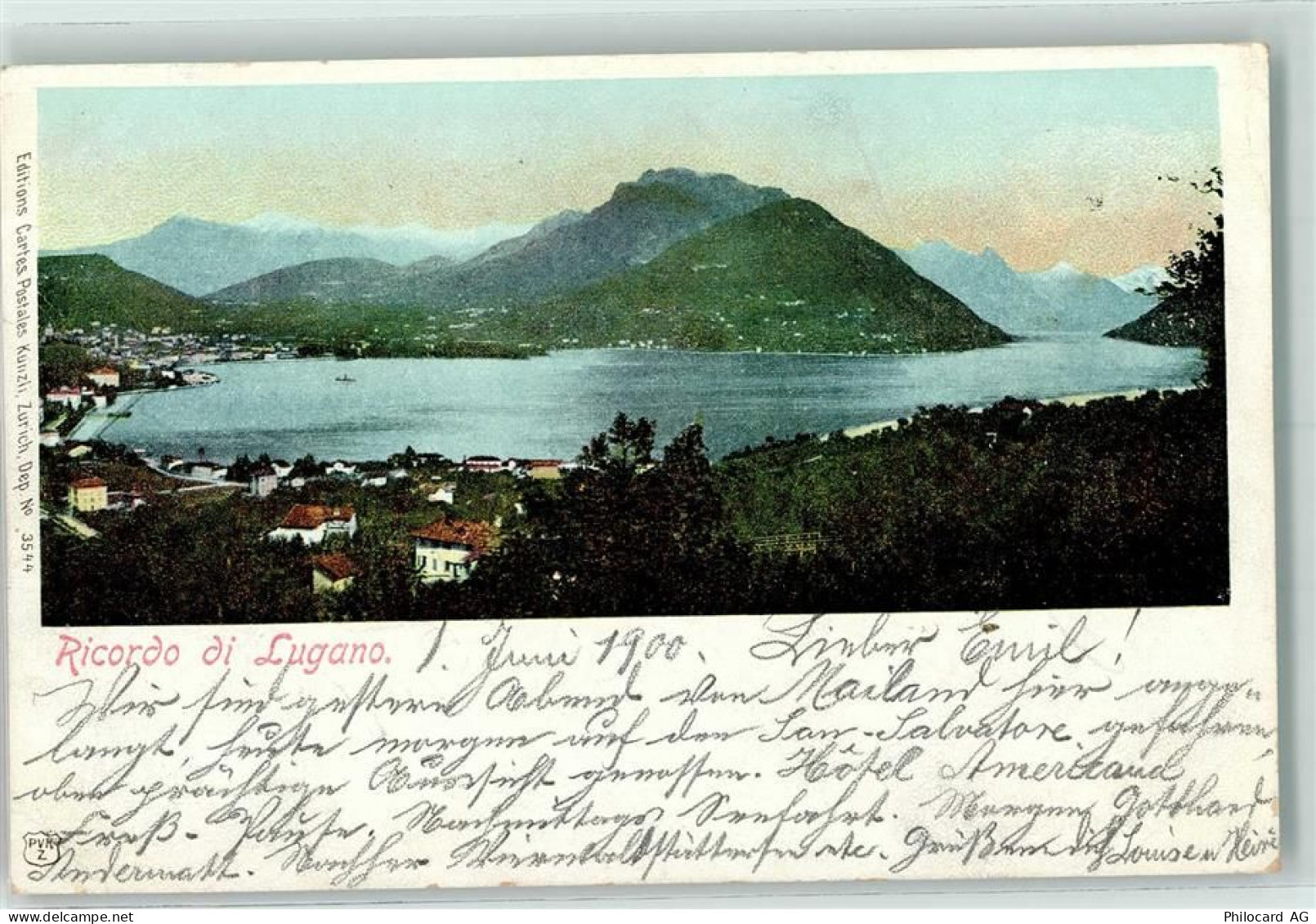 6900 Lugano 1900 - Ricordo di lugano - 10218438