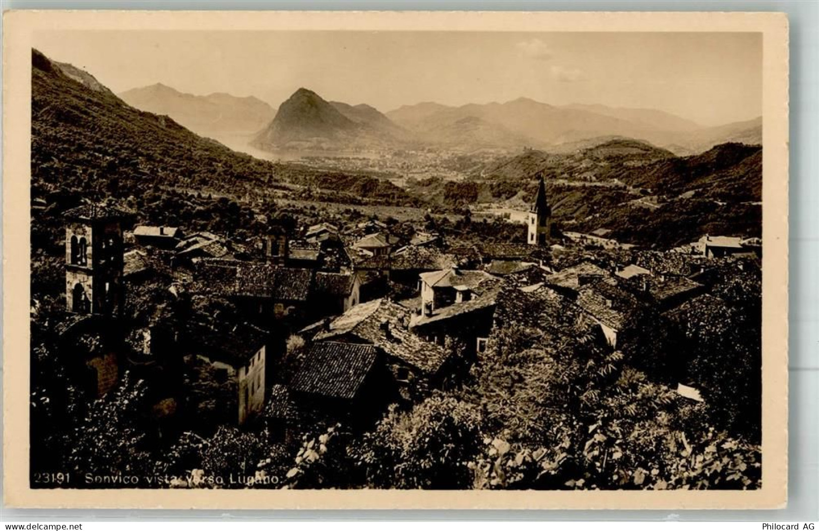 6900 Lugano Foto AK Sonvico - 38024384