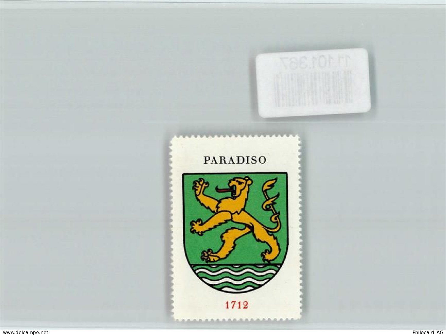 6900 Paradiso - Vignette Wappen Kaffee Hag ca 1920-1940 Paradiso - 11101367