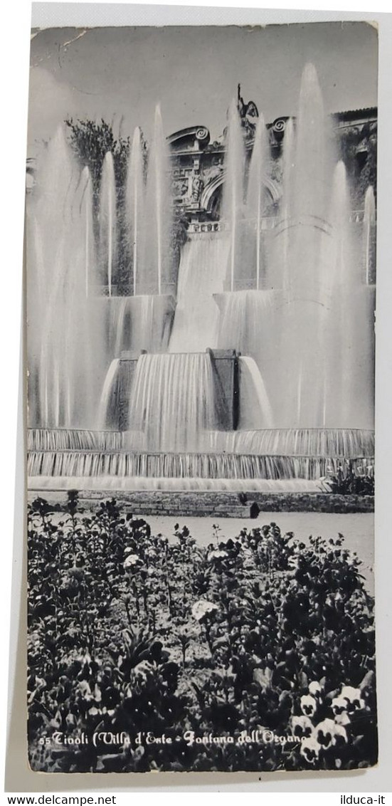 69040 Cartolina fuori formato - Roma - Tivoli - Villa d'Este - VG 1961