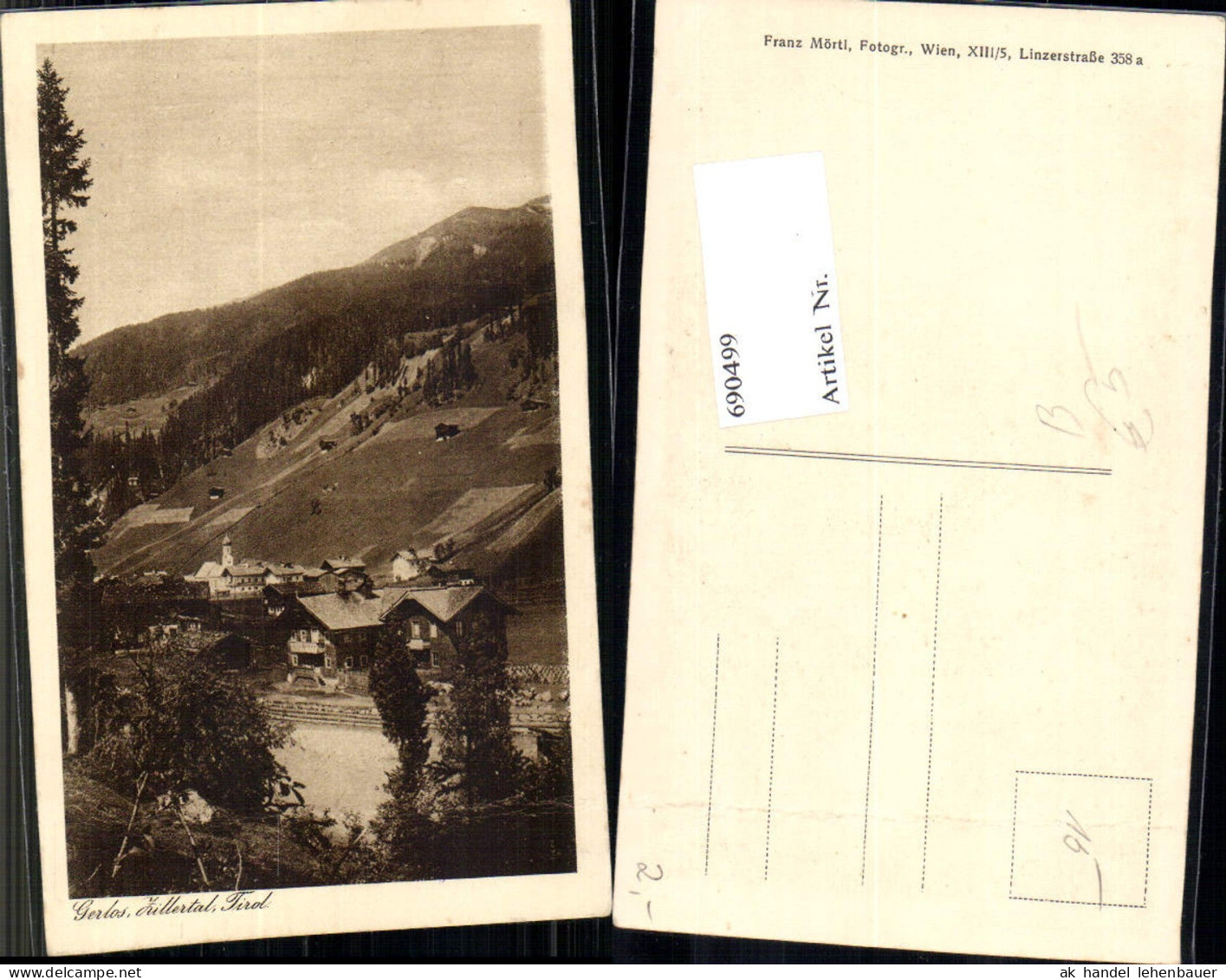 690499 Gerlos Zillertal