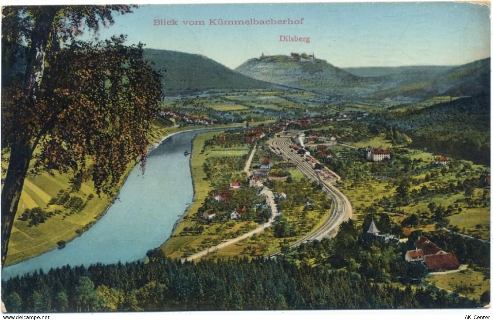69151 W6903 Neckargemünd - Neckargemünd, Blick vom Kümmelbacherhof, Dils... - 20029784