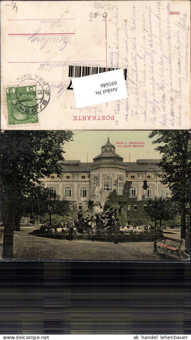 691646 Baden bei Wien Heilanstalt