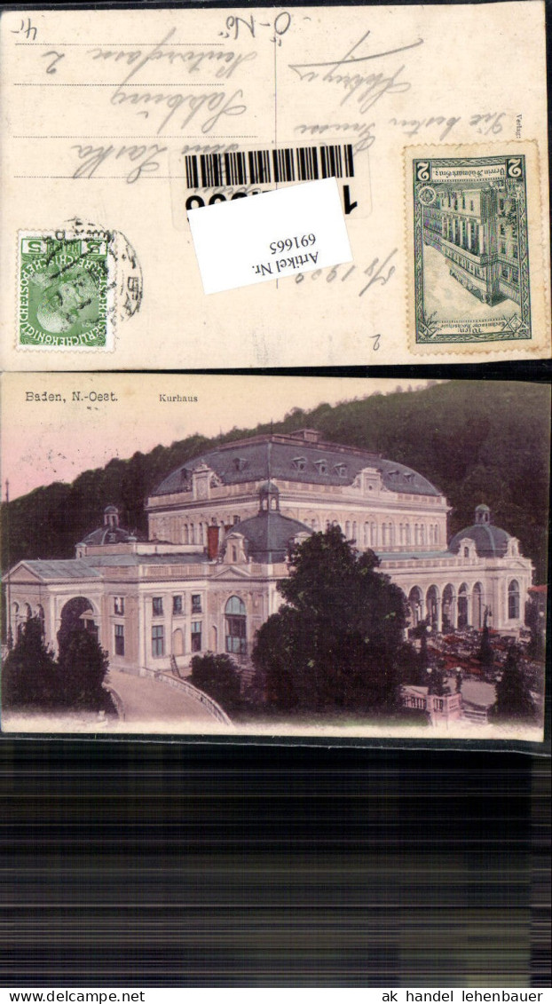 691665 Baden bei Wien Kurhaus