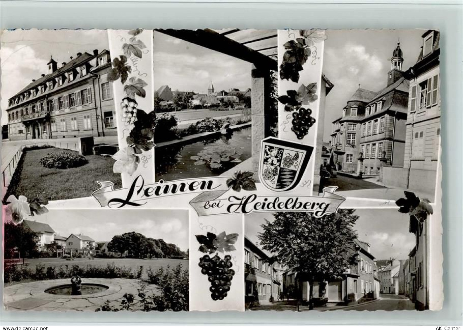 69181 W6906 Leimen , Baden - Ortsansichten Brunnen Seerosen Mehrfachaufn... - 11069453