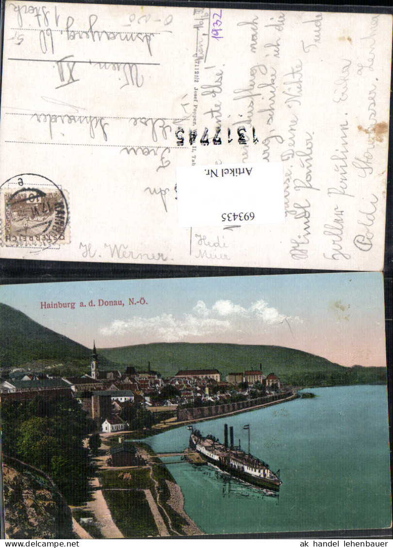 693435 Hainburg an der Donau Dampfer