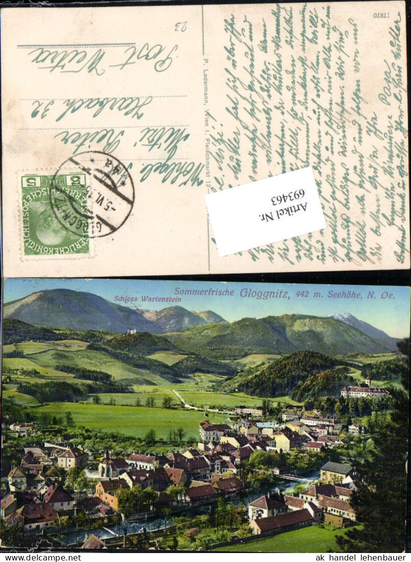 693463 Gloggnitz 1915 pub Harbach Weitra