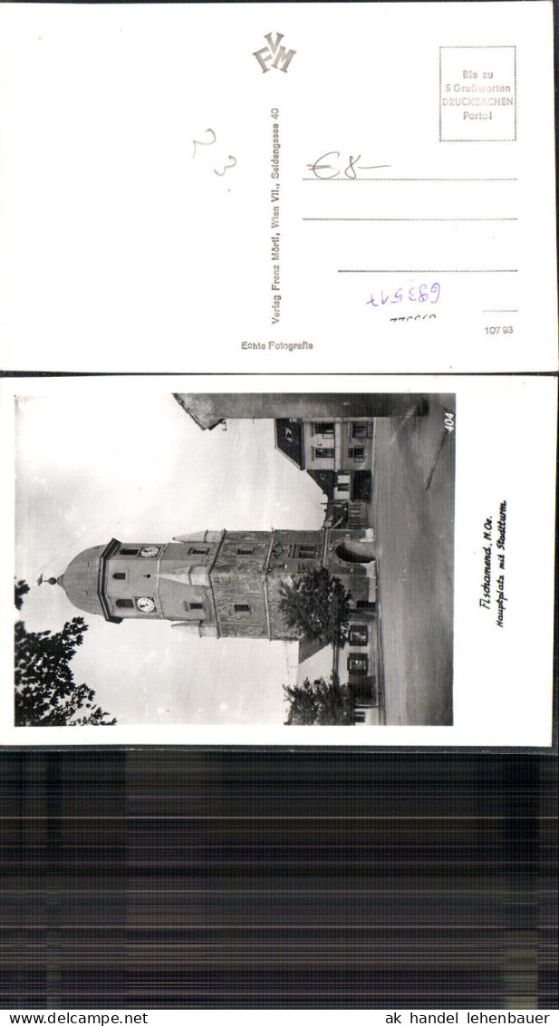 693517 Fischamend Hauptplatz Stadtturm