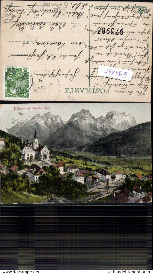 694145 seltene Künstler AK Compton Dölsach b. Lienz Osttirol
