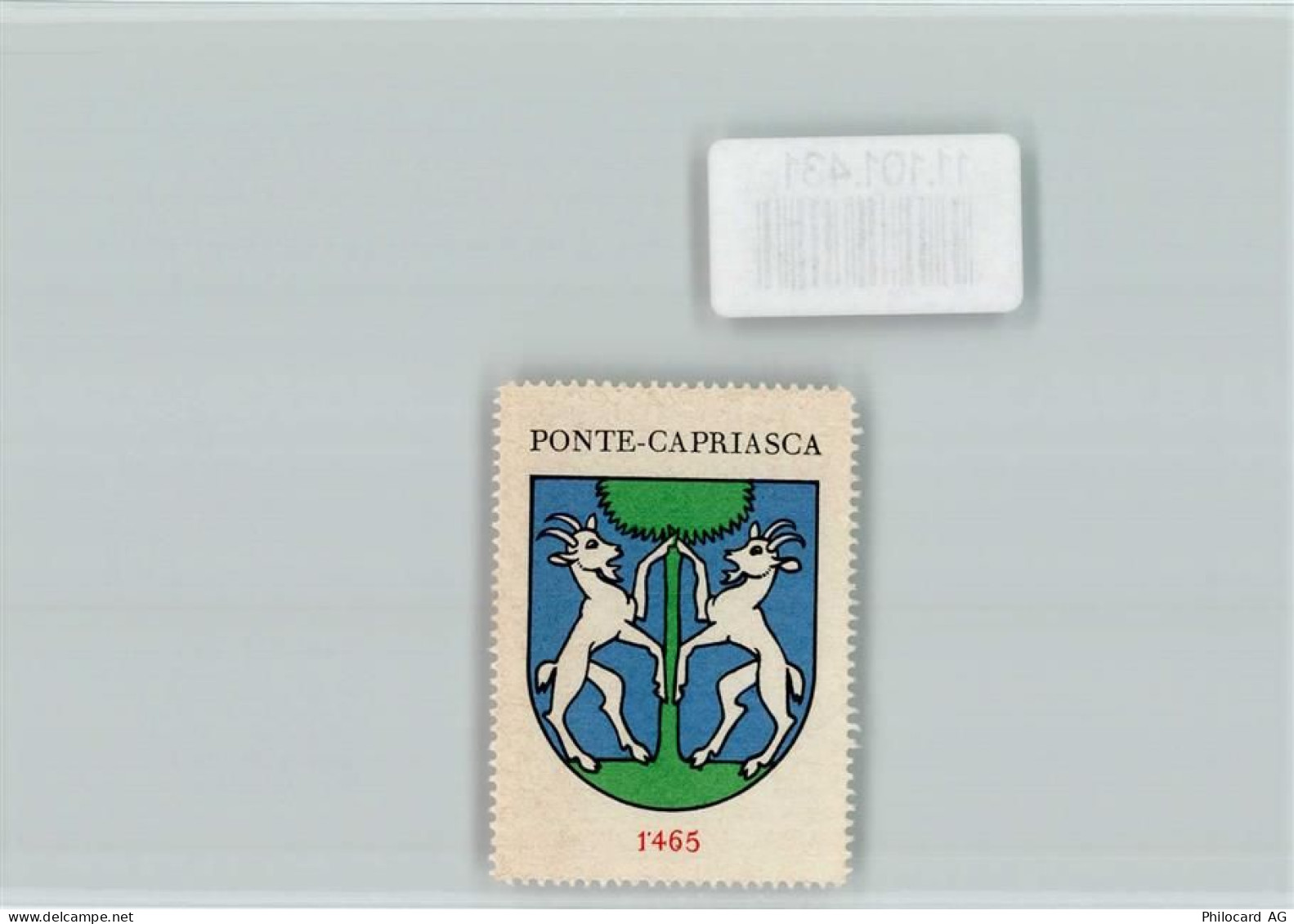 6946 Ponte Capriasca - Vignette Wappen Kaffee Hag ca 1920-1940 Ponte-Cap... - 11101431