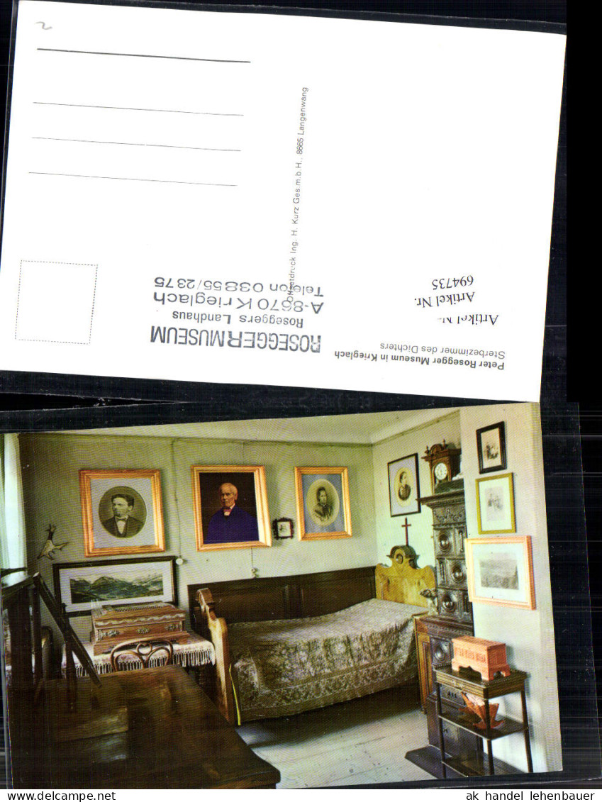 694735 Peter Rosegger Alpl b. Krieglach