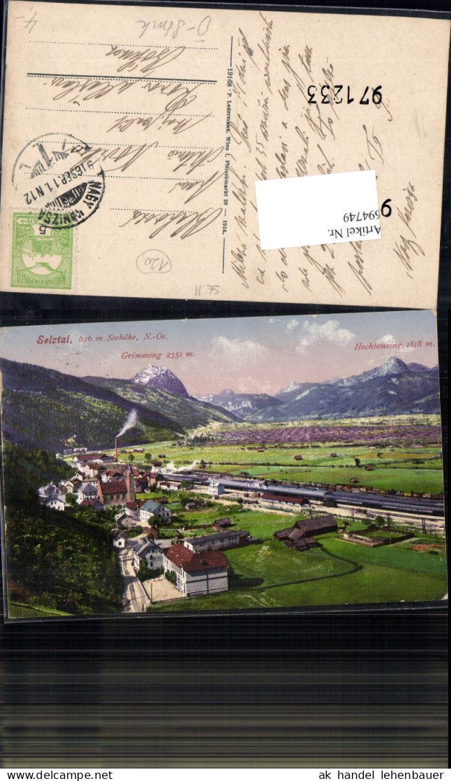 694749 Selztal Selzthal Steiermark Bahnhof Grimming