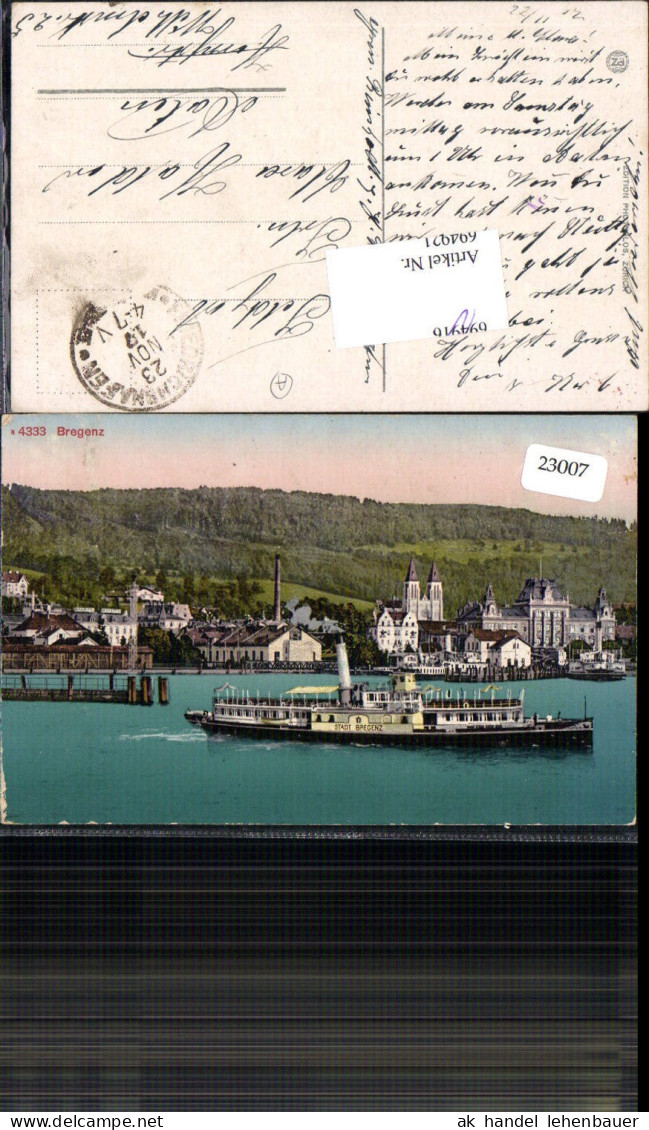 694921 Bregenz am Bodensee Hafen Dampfer Bregenz am Bodensee Hafen Dampfer