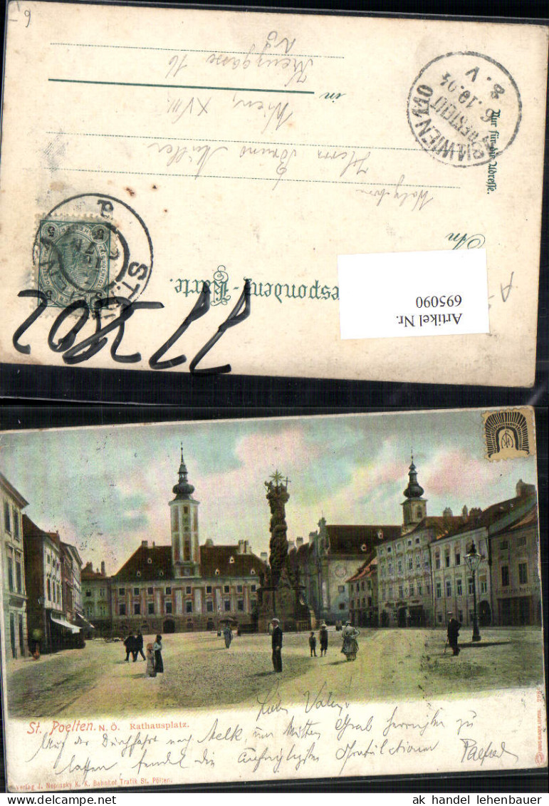 695090 St. Pölten Rathausplatz Rathaus