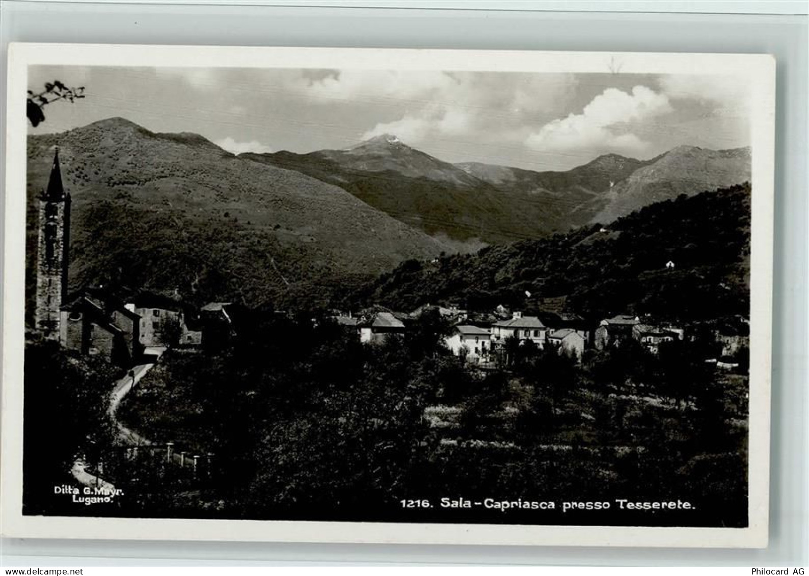6954 Sala Capriasca 1930 Foto AK Vue generale - 13085902