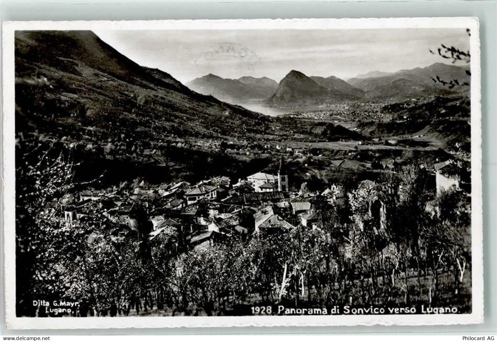 6968 Sonvico - Panorama di Sonvico verso Lugano - 10216852